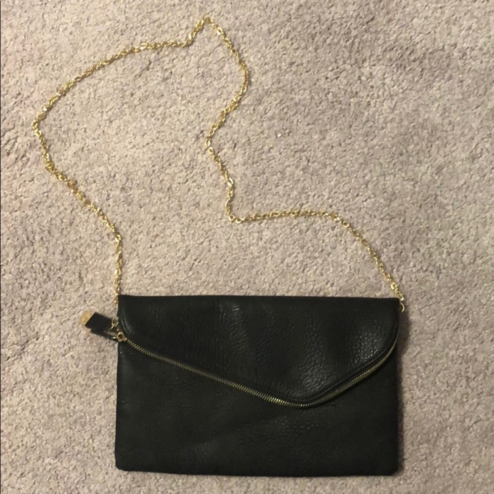Medium Black and Gold Purse